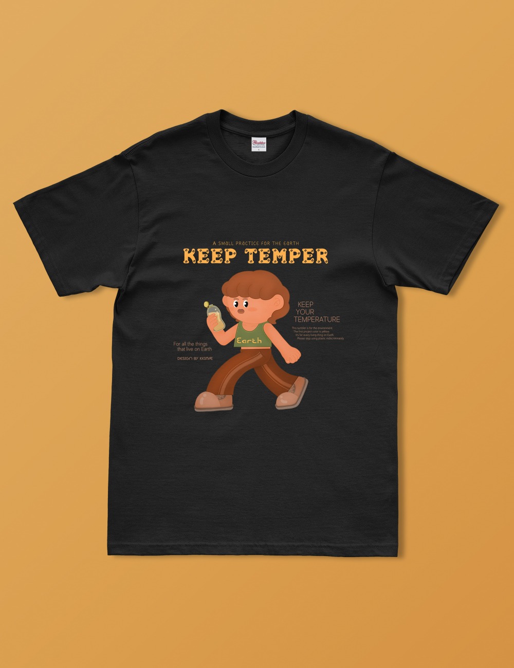 KEEP TEMPER half t-shirt